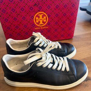 Tory Burch Black Leather Sneaker